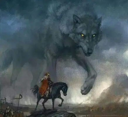 Fenrir/Fenris, Wolf Of Odin The Giant Wolf In Norse Mythology