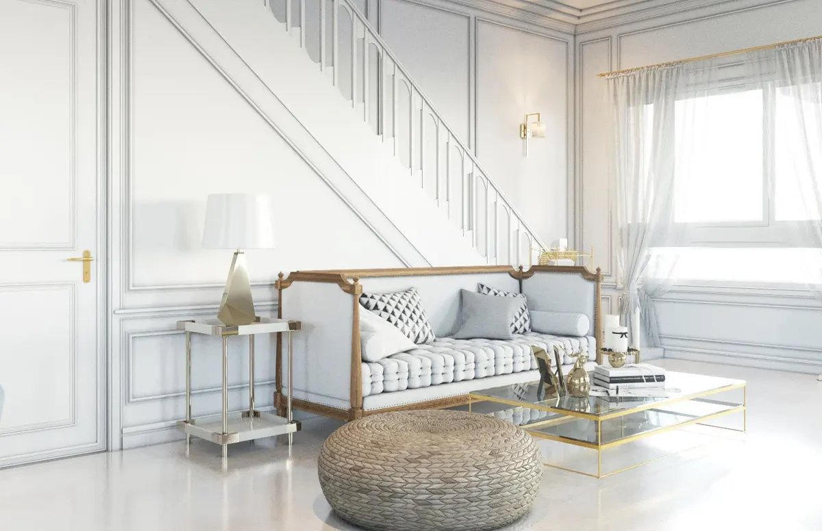 Impressive living room through Scandinavian design