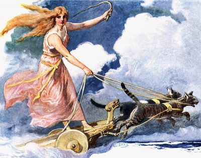 Holiday Norse Valentine’s Day Viking Valentine’s Day Freyja, Goddess of Love & War