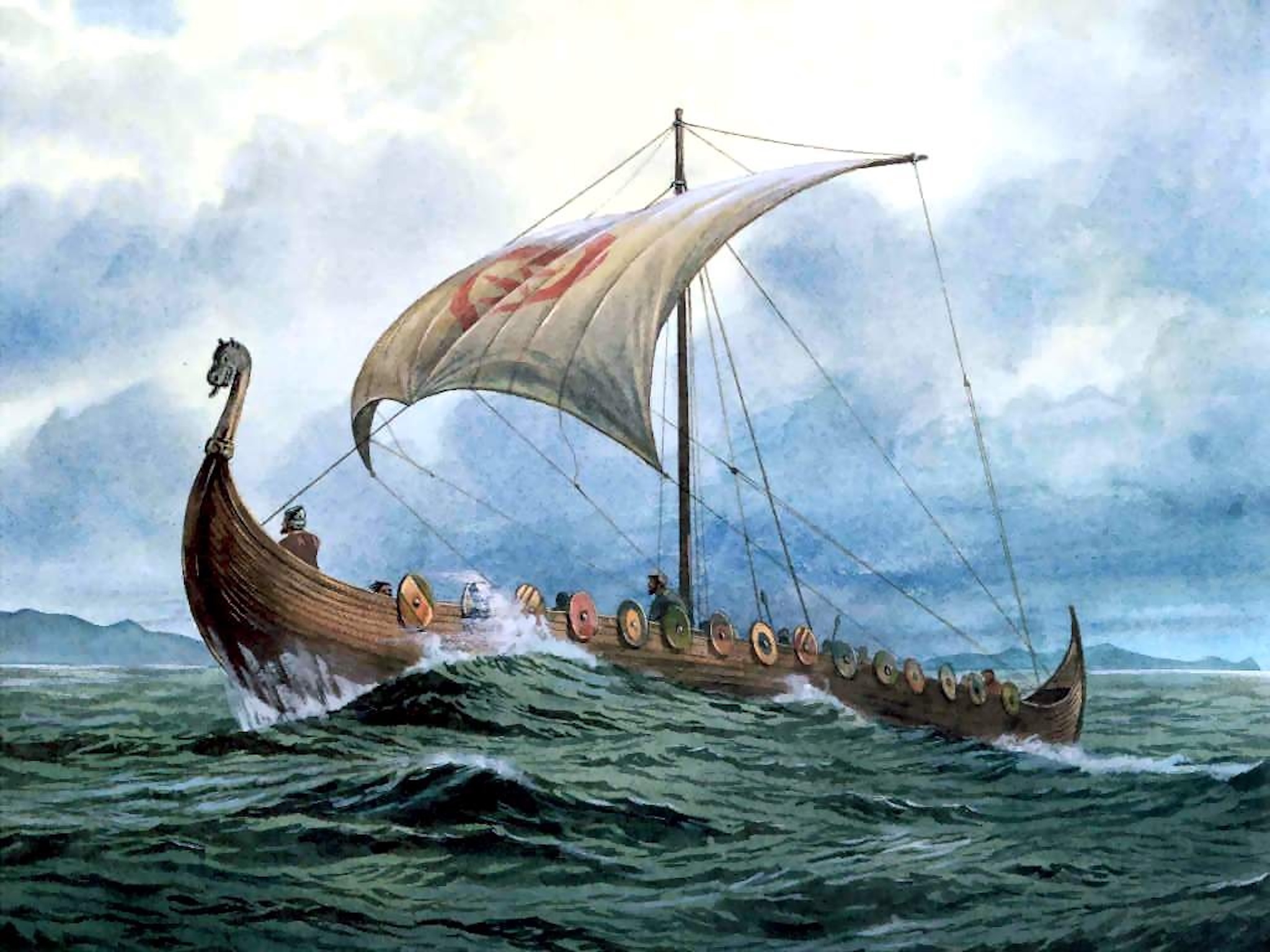 The Vikings explored the Americas nearly 500 years before Columbus