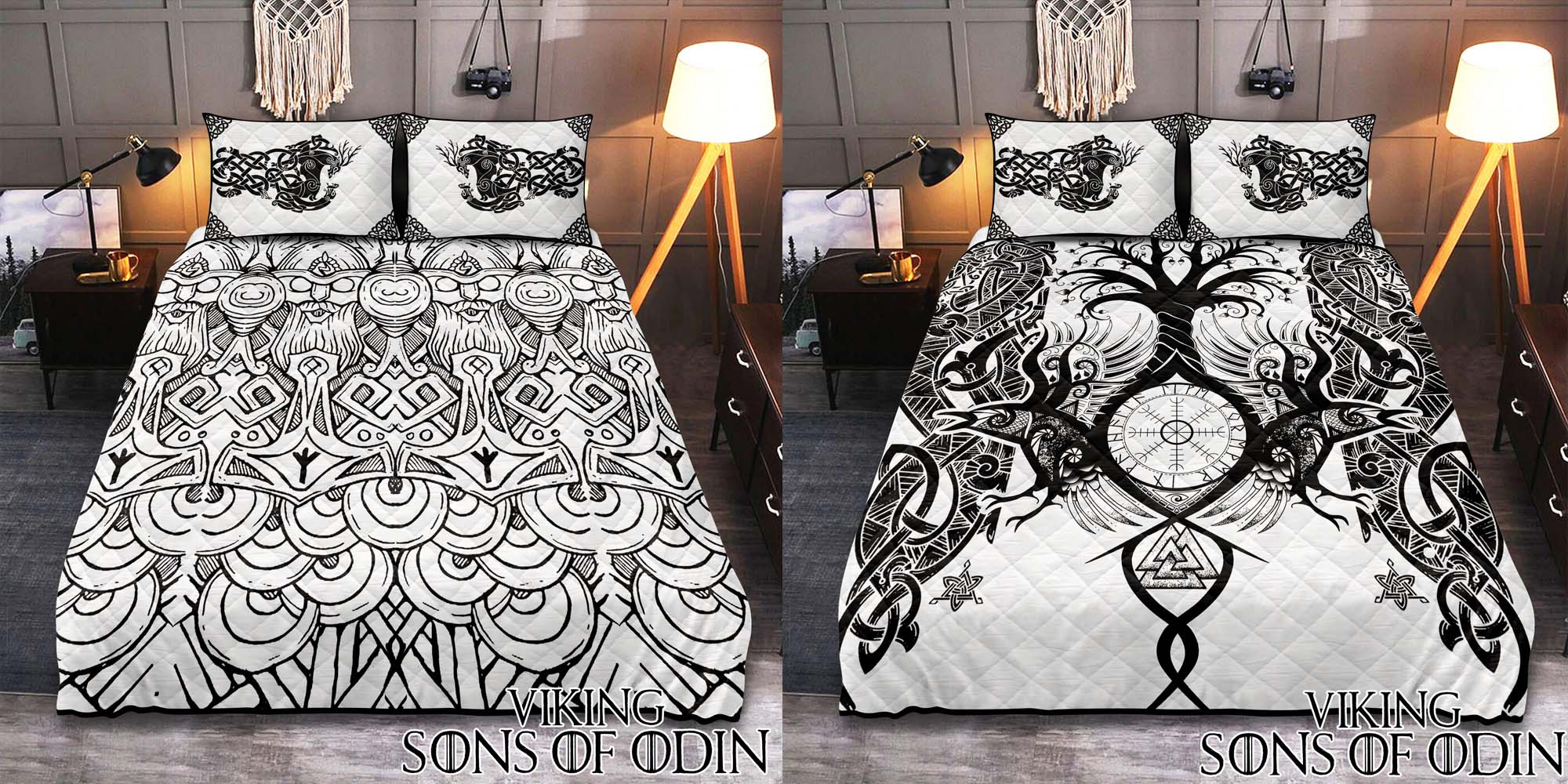 Not everyone knows how to choose cool Viking Bedding Set for the summer 
