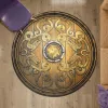 Viking Round Carpet Old Wooden Viking Shield