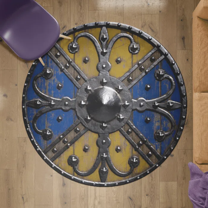 Viking Round Carpet Shield