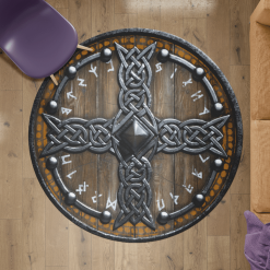 Viking Round Carpet Shield
