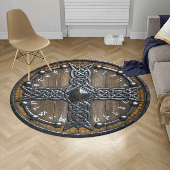 Viking Round Carpet Shield