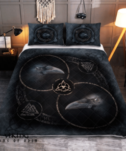 Viking Bedding Set Raven And Rune
