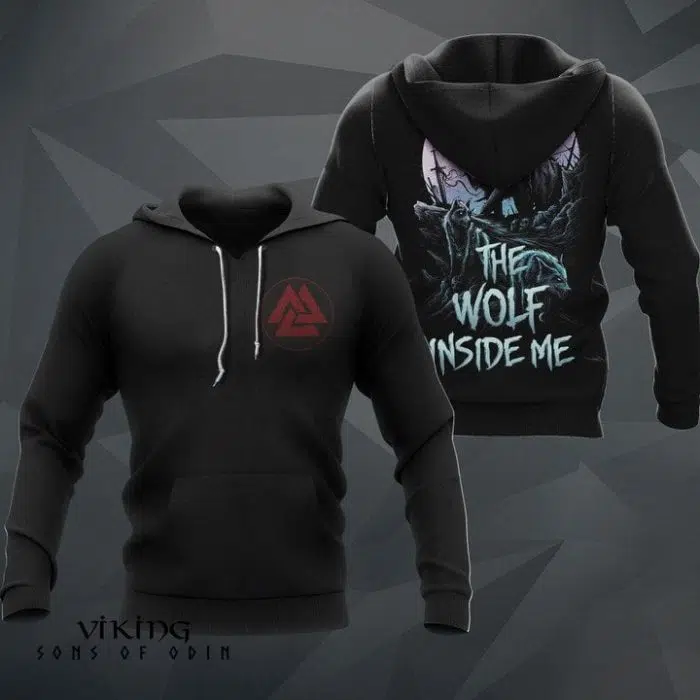 Viking shirt The wolf inside me