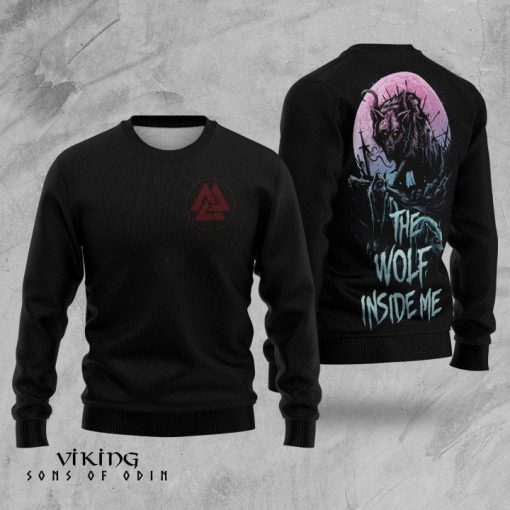 Viking shirt The wolf inside me