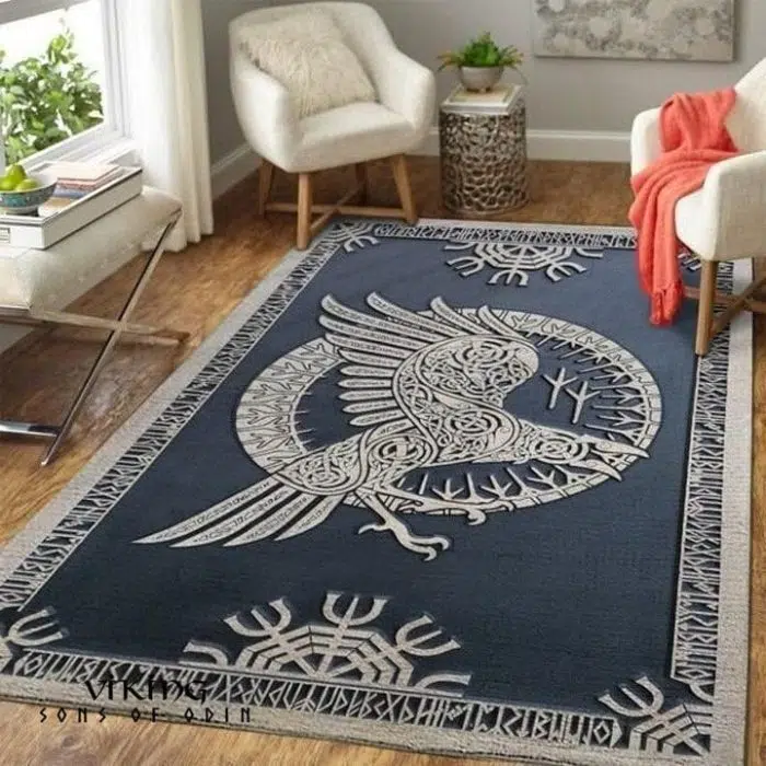 Viking Rug Raven Vintage Living Room