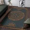 Viking Rug Symbol Vegvisir