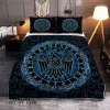 Viking Bedding Set Raven And Rune Viking