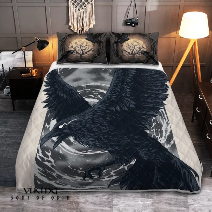 Viking Bedding Set Raven