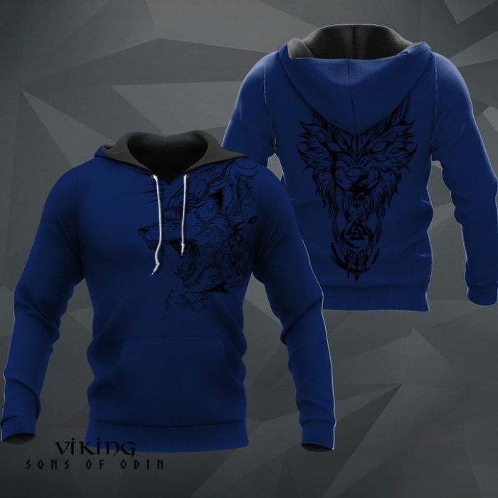 Viking shirt Wolf And Runestone
