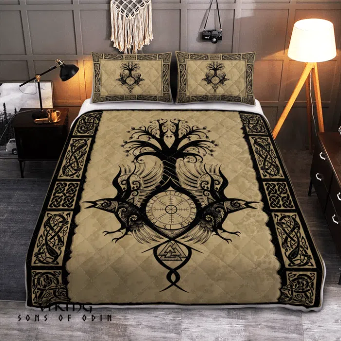 Viking Bedding Set Raven