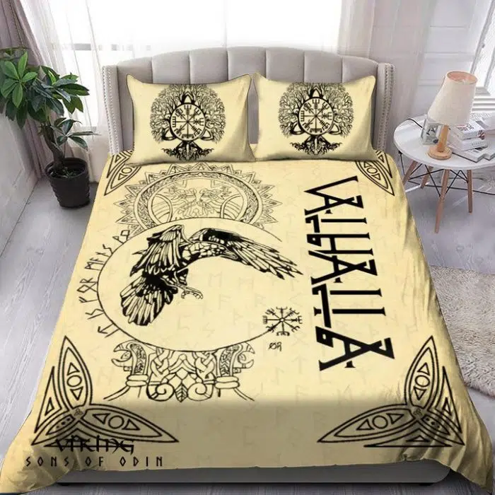 VIKING BEDDING SET RAVEN VEGVISIR