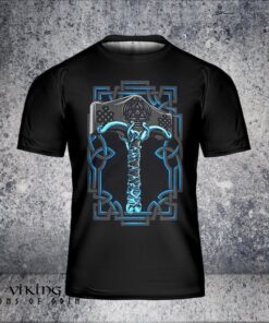 Viking Shirt God Of Thunder Hammer