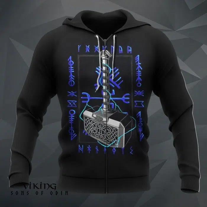 Viking Tshirt Thor Hammer