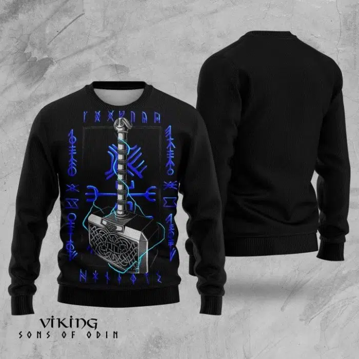 Viking Tshirt Thor Hammer