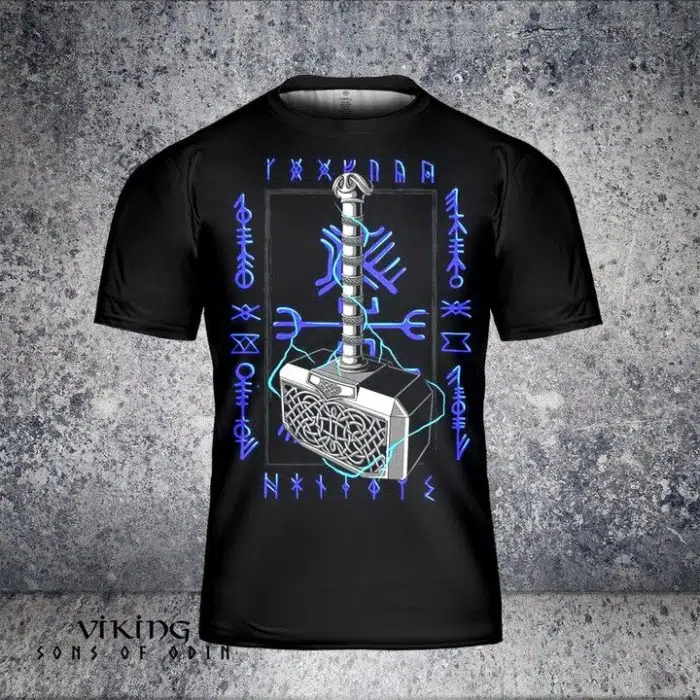 Viking Shirt Thor Hammer