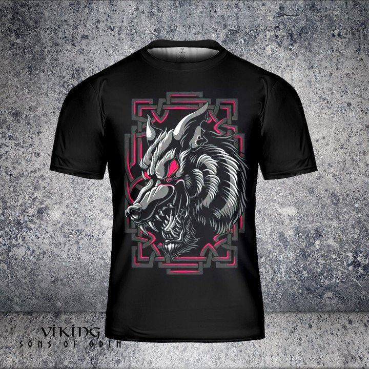 Viking Shirt Fenris-Wolf