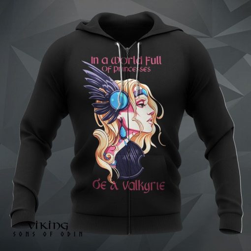 Viking Tshirt In A World Full Of Princesses Be A Valkyrie
