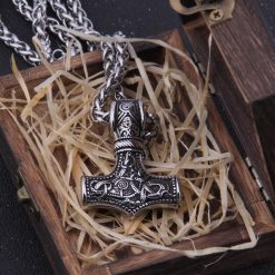 Viking Necklace Thor's Hammer Mjolnir