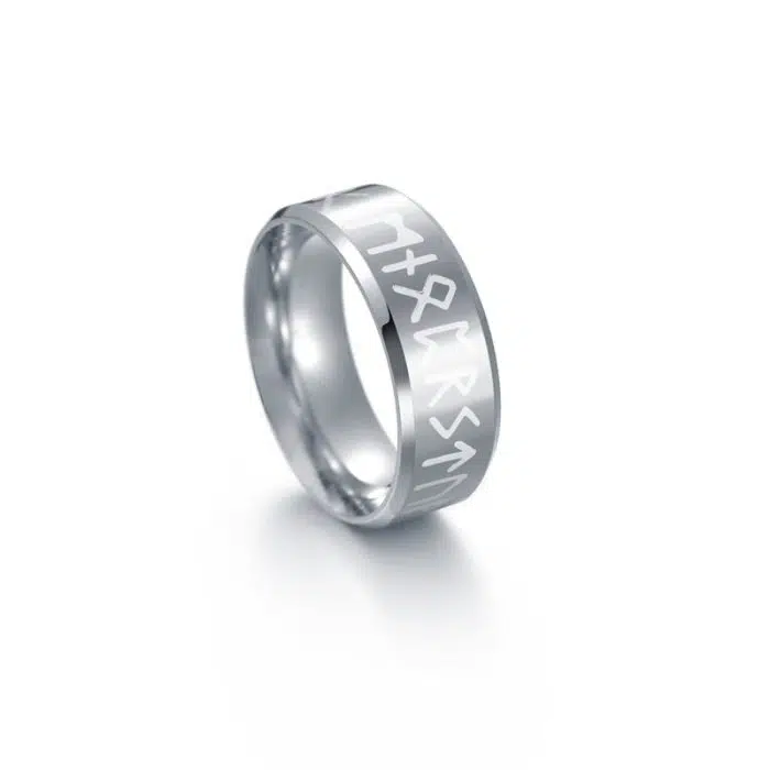 Viking Ring Rune Words Odin Norse