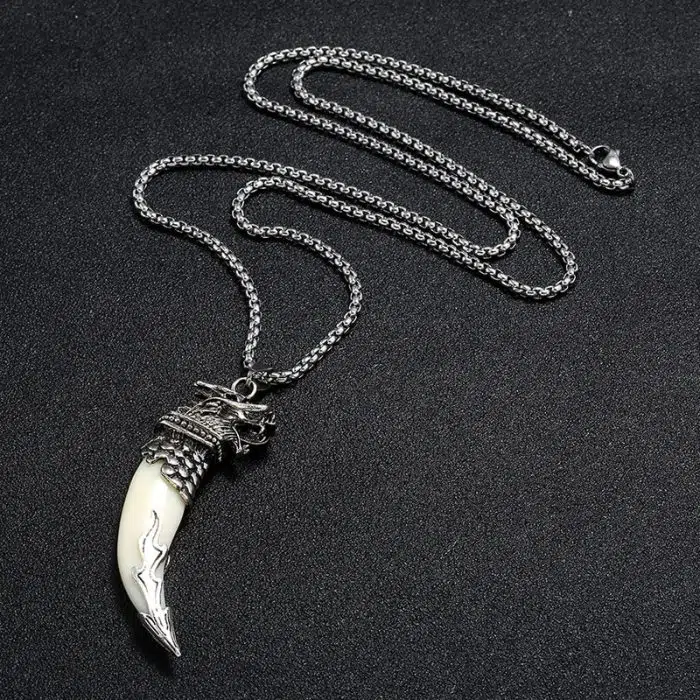 Viking Necklace Spike Retro Pendant