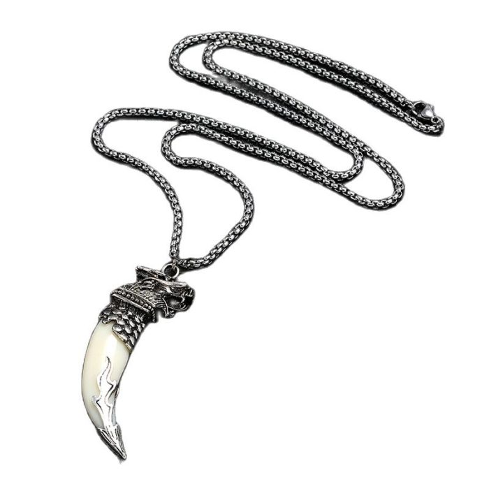Viking Necklace Spike Retro Pendant