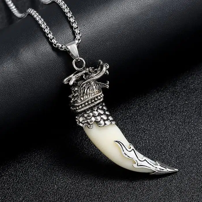 Viking Necklace Spike Retro Pendant