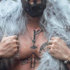 Viking Necklace Norse Viking Thor's Hammer Talisman