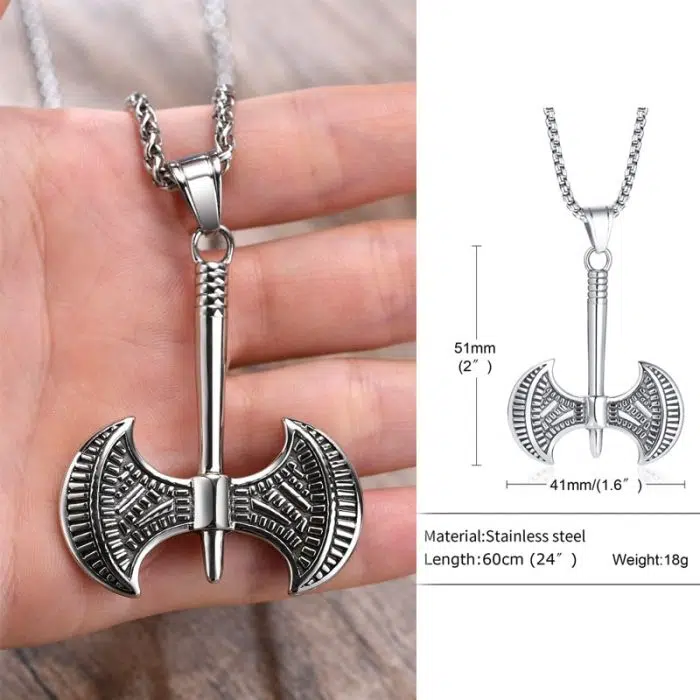 Viking Necklace Norse Viking Thor's Hammer Talisman