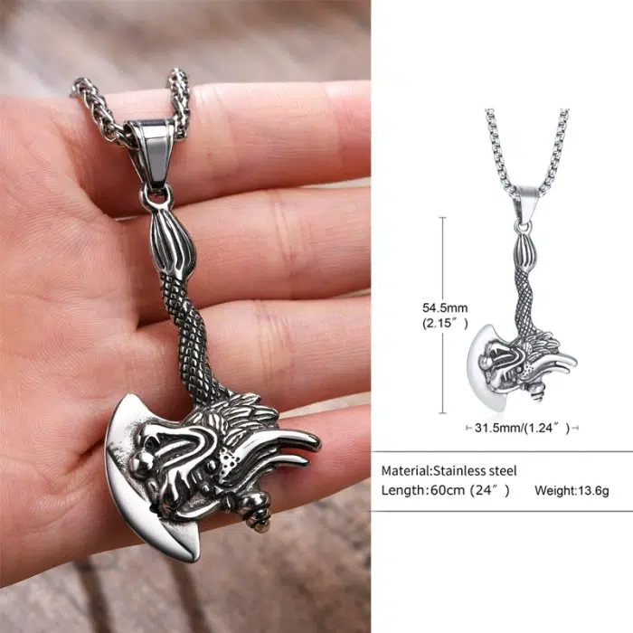 Viking Necklace Norse Viking Thor's Hammer Talisman