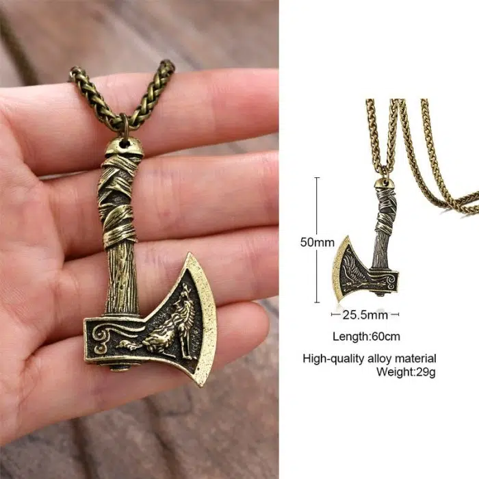 Viking Necklace Norse Viking Thor's Hammer Talisman