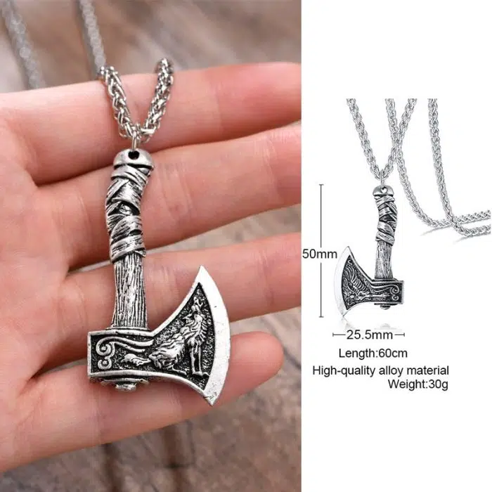 Viking Necklace Norse Viking Thor's Hammer Talisman