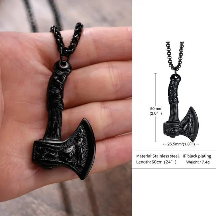 Viking Necklace Norse Viking Thor's Hammer Talisman