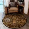 Viking Round Carpet Per Aspera Dd Astra