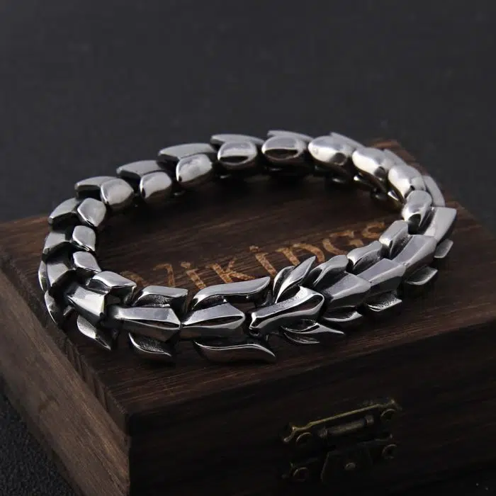 Viking Bracelet Ouroboros Vintage