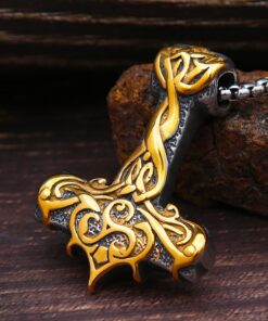 Viking Necklace Thor's Hammer Mjolnir