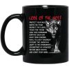 Viking Mug Code of the Wolf
