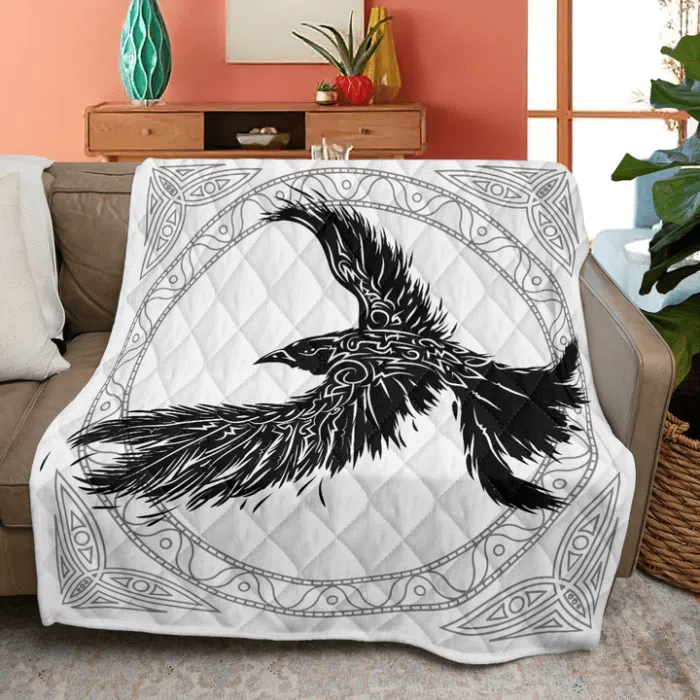 Viking Quilt Raven