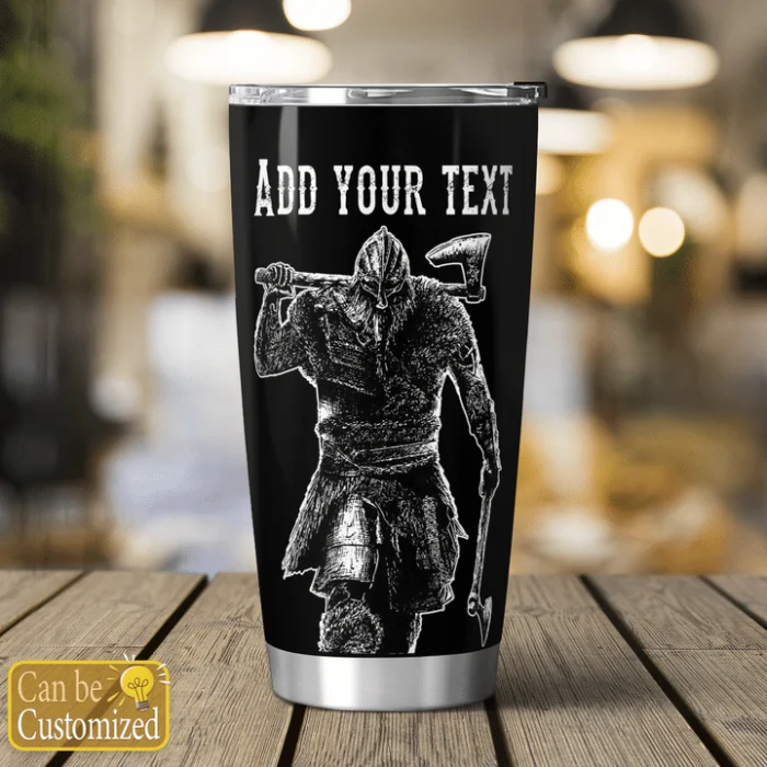 Viking Tumbler I Don't Know How My Story Ends But It Will Never Say " I GAVE UP"