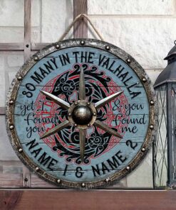 Viking Wood Sign So Many In The Valhalla - Viking Metal Pattern Print