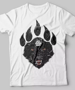 Viking Shirt Wolf Valknut