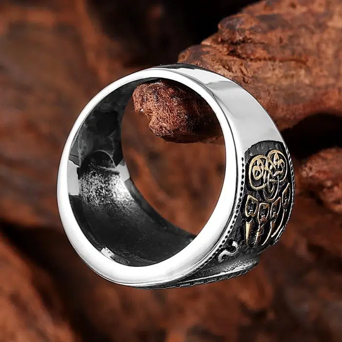 Viking Ring Warrior Bear Claw