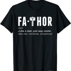 Viking Shirt Fa-Thor TShirt Happy Fathers Day Shirt Gift
