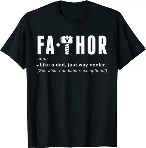 Viking Shirt Fa-Thor TShirt Happy Fathers Day Shirt Gift