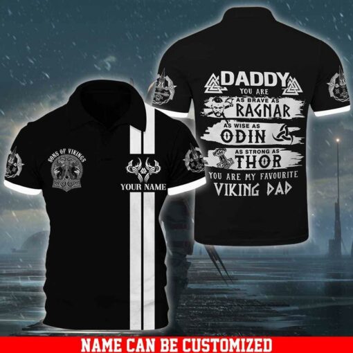 Viking Polo Shirt You Are My Favorite Viking Dad Polo Shirt For Viking Lovers, Perfect Gift For Father’s Day