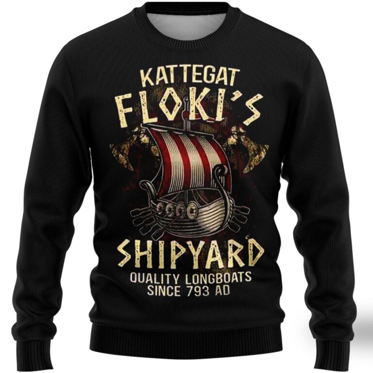 Viking Sweaters Floki's Shipyard