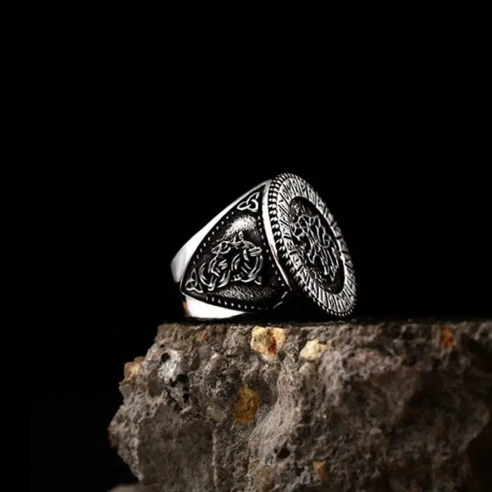 Viking Ring Nordic Viking Wolf - Image 3